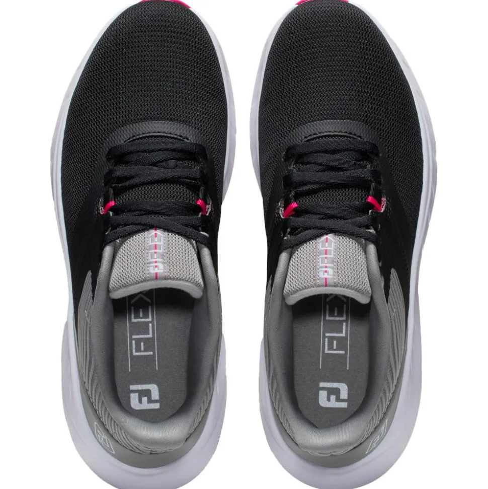 Chaussures sans crampons Footjoy Flex Women Black Grey White