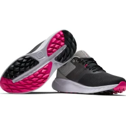 Chaussures sans crampons Footjoy Flex Women Black Grey White