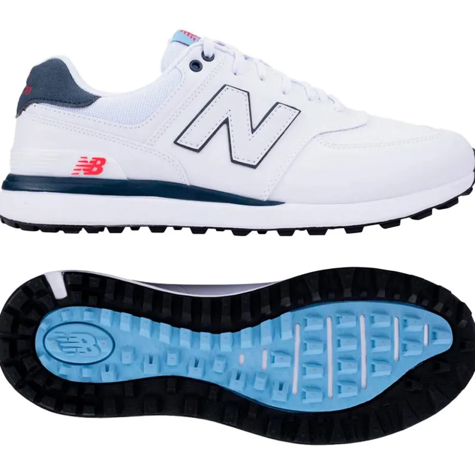 Chaussures sans crampons New Balance 574 Greens V2 White Blue