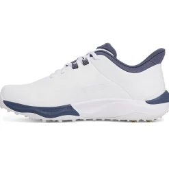 Chaussures sans crampons Under Armour Drive Pro Sl Wide White Downpour Metallic Gold