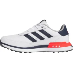 Chaussures sans crampons adidas S2G SL Leather 24 White Collegiate Navy Lucid Red