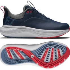 Chaussures sans crampons Footjoy Quantum Women Navy White Pink