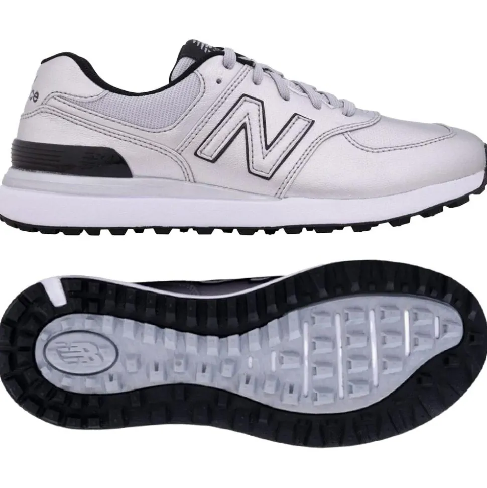 Chaussures sans crampons New Balance Women's 574 Greens V2 Silver