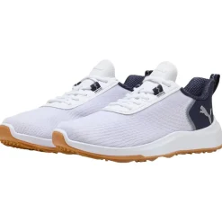 Chaussures sans crampons Puma Golf Fusion Crush Sport White Deep Navy Gum