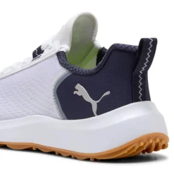 Chaussures sans crampons Puma Golf Fusion Crush Sport White Deep Navy Gum