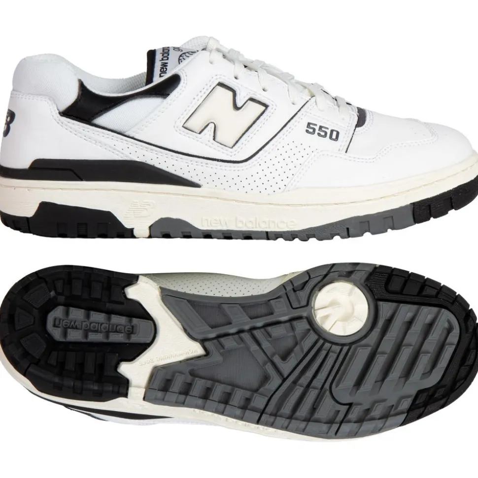 Chaussures sans crampons New Balance 550 Golf SL White Black