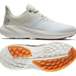 Chaussures sans crampons Footjoy Flex Women White Beige