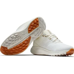Chaussures sans crampons Footjoy Flex Women White Beige