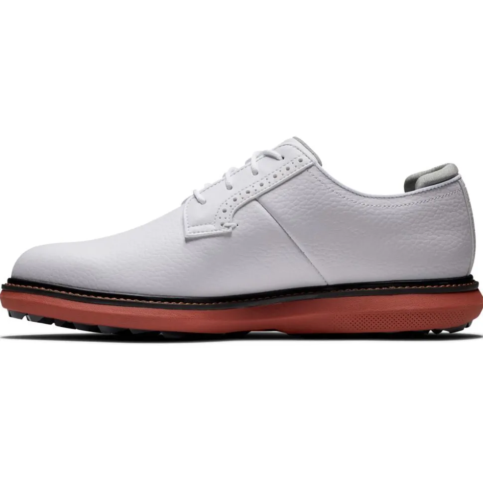 Chaussures sans crampons Footjoy Traditions Blucher White White Brick