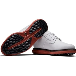Chaussures sans crampons Footjoy Traditions Blucher White White Brick