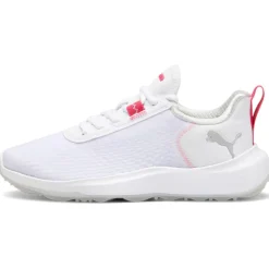 Chaussures sans crampons Puma Golf Fusion Crush Sport W White Garnet Rose
