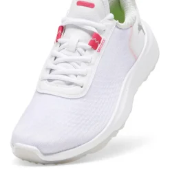 Chaussures sans crampons Puma Golf Fusion Crush Sport W White Garnet Rose