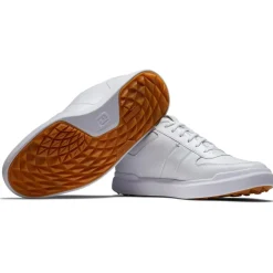 Chaussures sans crampons Footjoy Contour Casual White White Grey