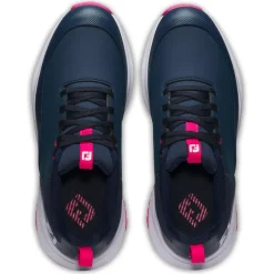 Chaussures sans crampons Footjoy Women's Tour Rival Navy White Pink
