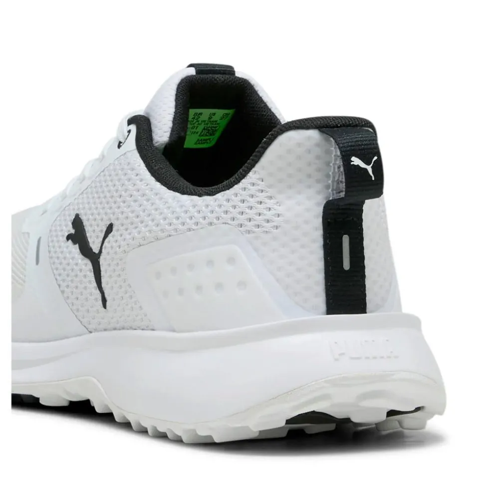 Chaussures sans crampons Puma Golf Fusion Grip 6 White Black