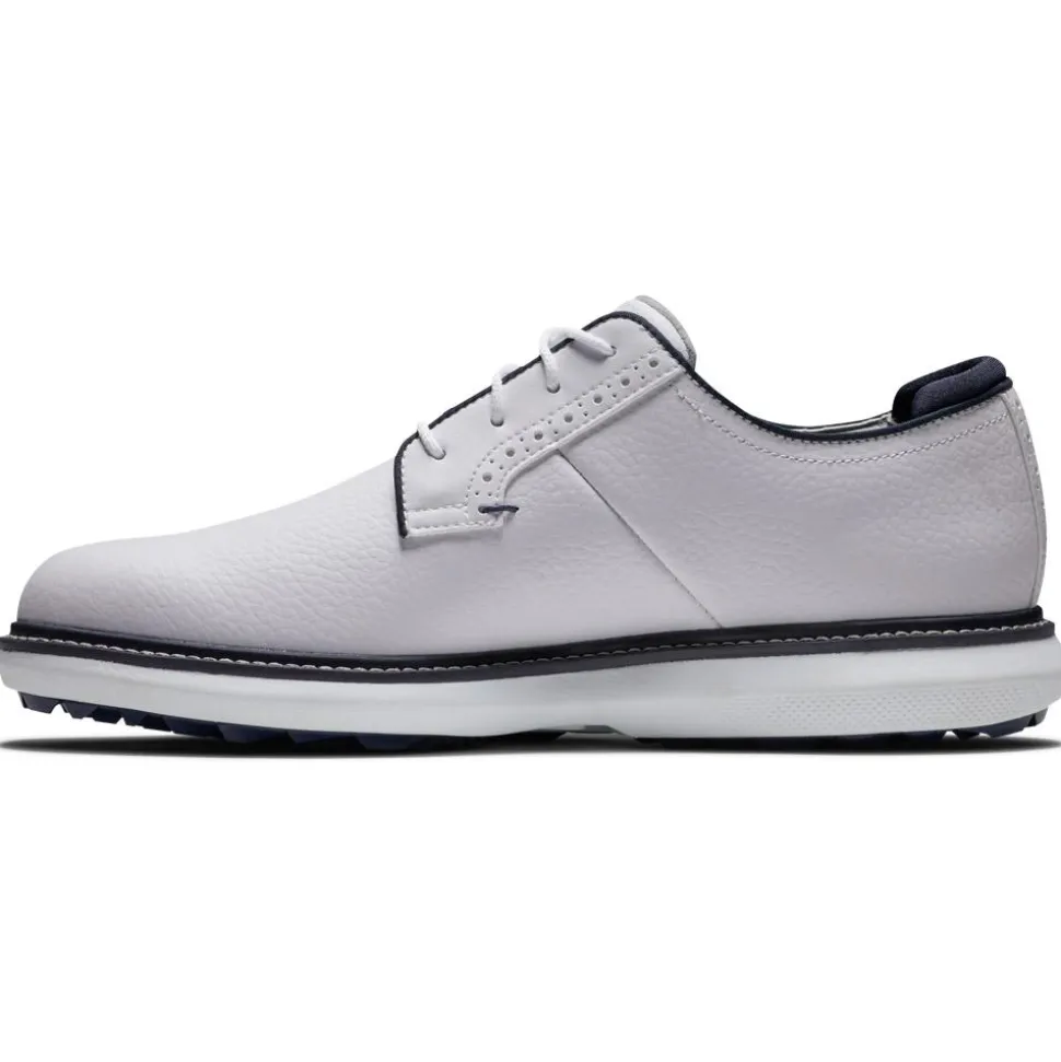Chaussures sans crampons Footjoy Traditions Blucher White White Navy