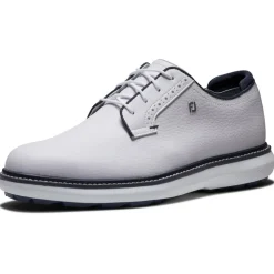 Chaussures sans crampons Footjoy Traditions Blucher White White Navy