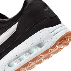 Chaussures sans crampons Nike Air Max 1 86 Og G Black White Anthracite Gum Medium Brown