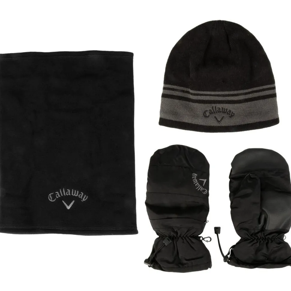 Coffret Callaway Golf Winter Pack Black Charcoal