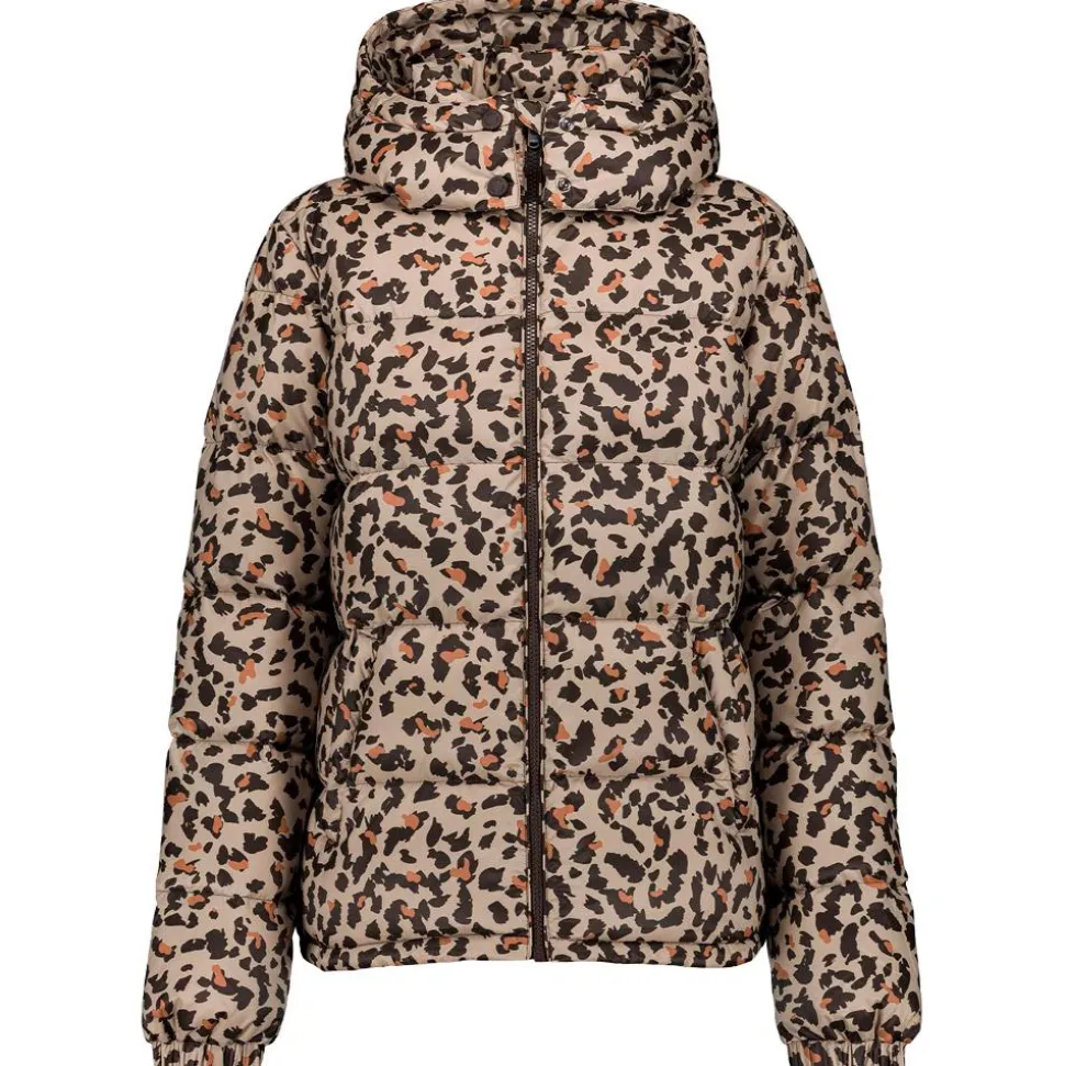 Doudoune Jott Prague Print Beige Leopard