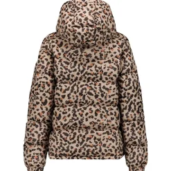 Doudoune Jott Prague Print Beige Leopard