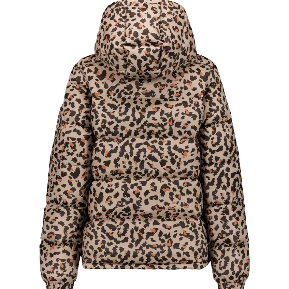 Doudoune Jott Prague Print Beige Leopard