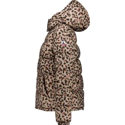 Doudoune Jott Prague Print Beige Leopard