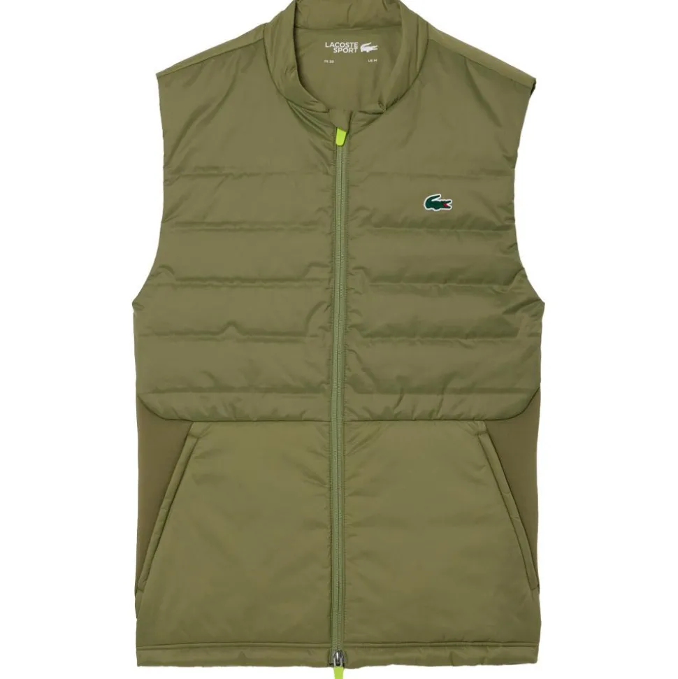 Doudoune sans manches Lacoste Active Performance Sleeveless Kaki