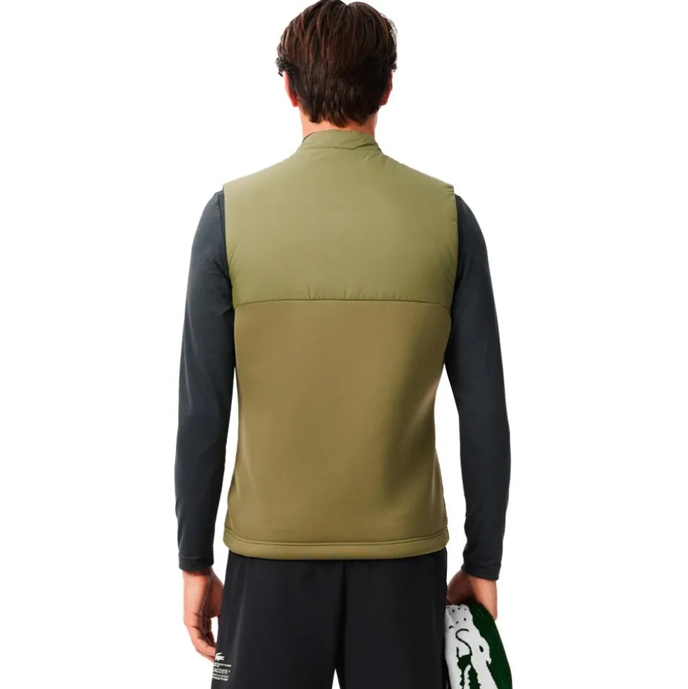 Doudoune sans manches Lacoste Active Performance Sleeveless Kaki