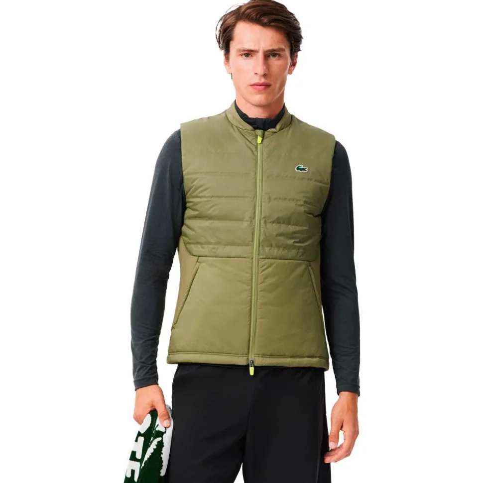Doudoune sans manches Lacoste Active Performance Sleeveless Kaki