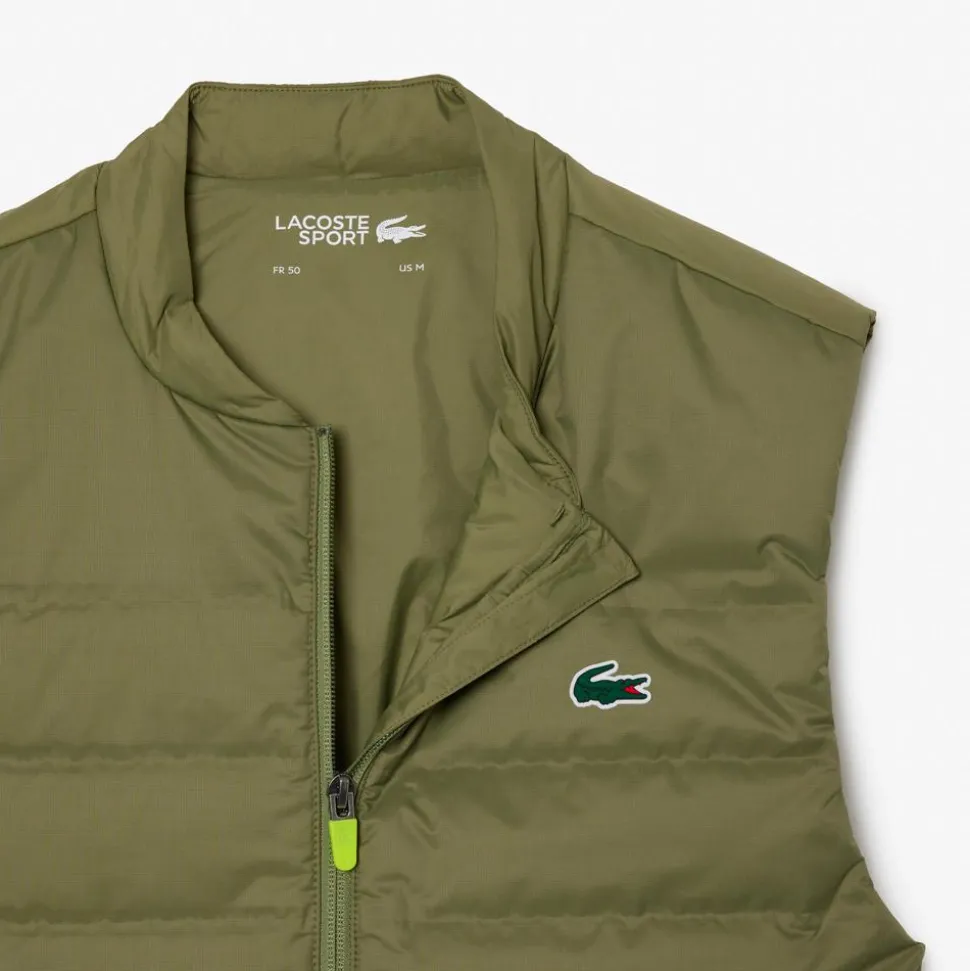 Doudoune sans manches Lacoste Active Performance Sleeveless Kaki