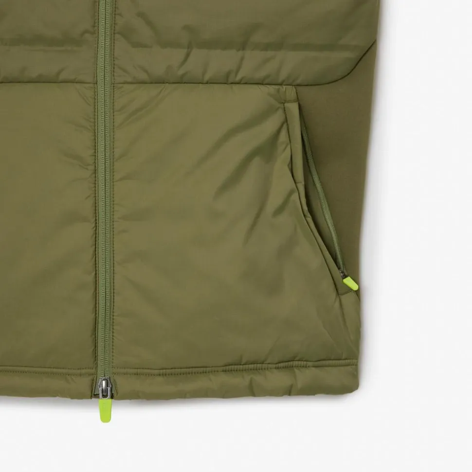 Doudoune sans manches Lacoste Active Performance Sleeveless Kaki