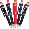 Feutre Masters Wood Pencils With Clip Eraser x5