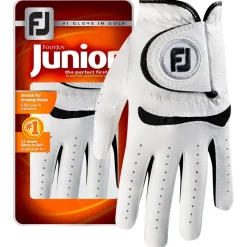 Gants cuirs classiques (Unité) Footjoy Junior Glove White Black