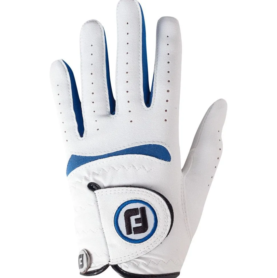 Gants cuirs classiques (Unité) Footjoy Junior White Cobalt