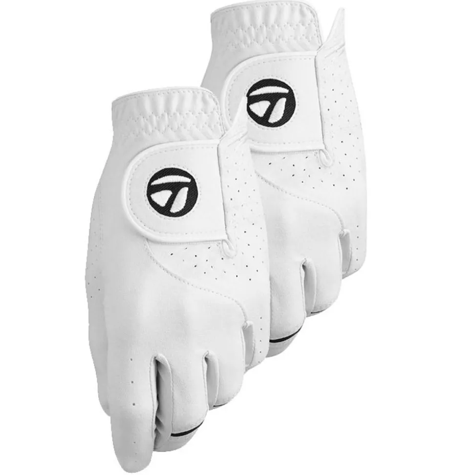Gants synthetiques classiques (Unité) Taylormade Stratus Tech 2-Pack White