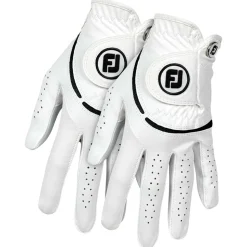 Gants synthetiques classiques (Unité) Footjoy Weathersof Women Pack de 2 White