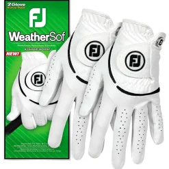 Gants synthetiques classiques (Unité) Footjoy Weathersof Women Pack de 2 White