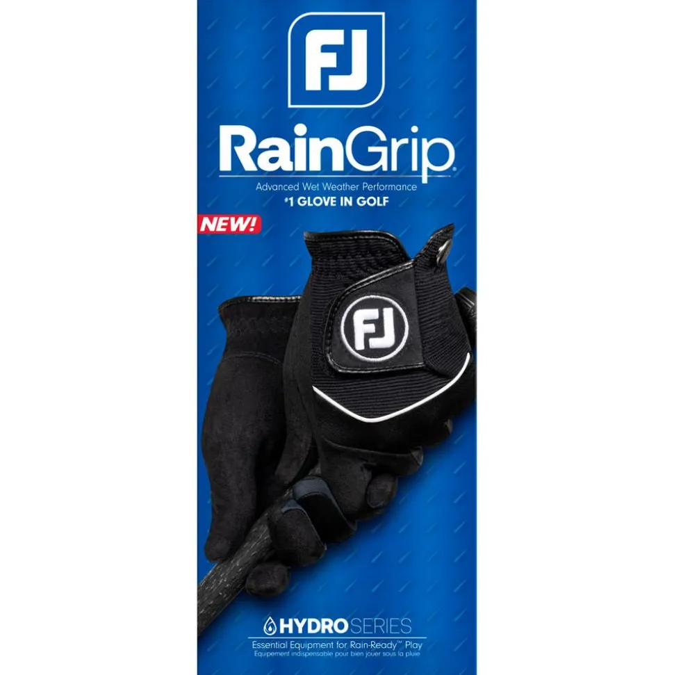 Gants synthetiques pluie (Unité/Paires) Footjoy Raingrip Pairs Black