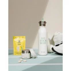 Gourde Qwetch Active 600 ml (Bouchon Sport) Level Up Sable