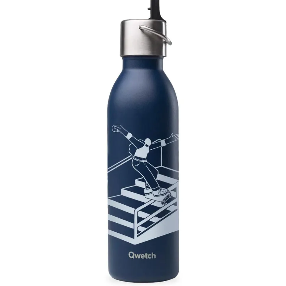 Gourde Qwetch Active Sport 600 ml FFRS Skate Street Blue