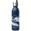 Gourde Qwetch Active Sport 600 ml FFRS Skate Bowl Bleu Marine