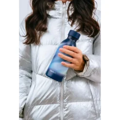 Gourde Qwetch Icon 500ml Aura Bleu Nuit