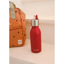 Gourde Qwetch Kids 350 ml Sport Active Matt Grenat