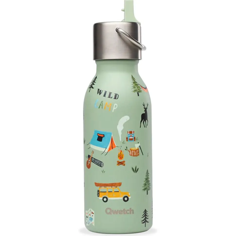 Gourde Qwetch Kids 350 ml Sport Active Yosemite Tilleul