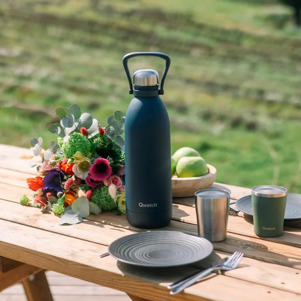 Gourde Qwetch Titan 1.5L Matt Gris Carbone
