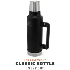 Gourde Stanley The Legendary Classic Bottle 1.9L Matte Black Pebble