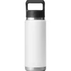 Gourde Yeti Rambler 26 Oz (760ml) Straw Bottle White