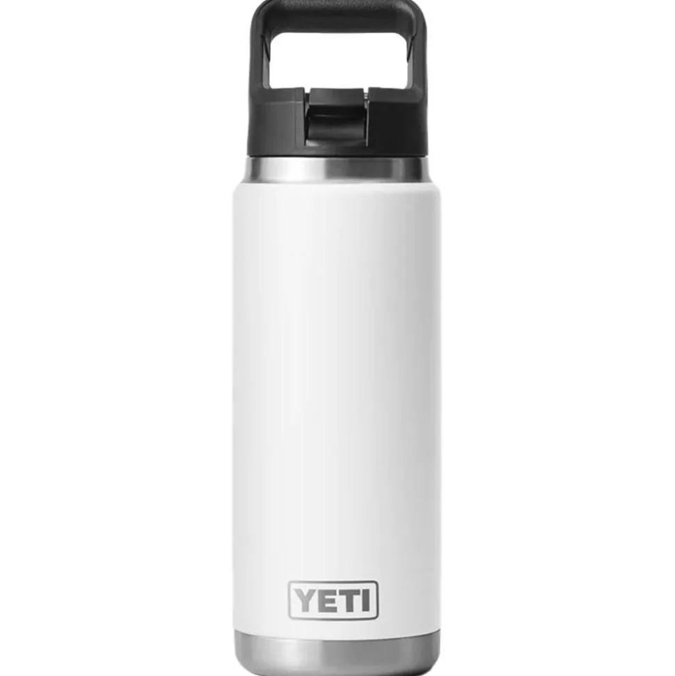 Gourde Yeti Rambler 26 Oz (760ml) Straw Bottle White