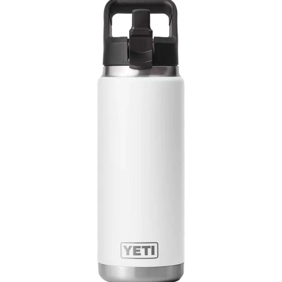 Gourde Yeti Rambler 26 Oz (760ml) Straw Bottle White